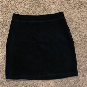 forever 21 mini black skirt
